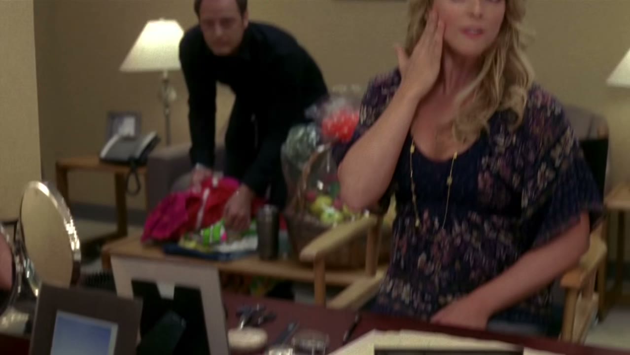 Lee, does my face look bloated to you?