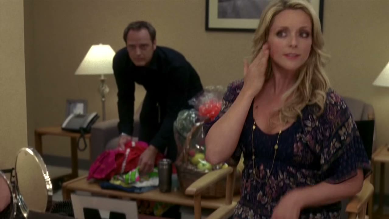 Lee, does my face look bloated to you?