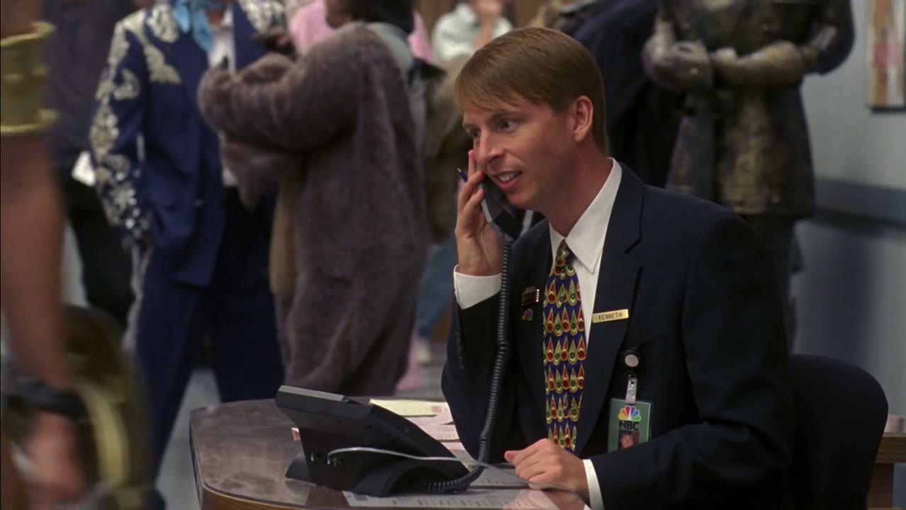[Liz on phone] Ken, send me a car, okay?