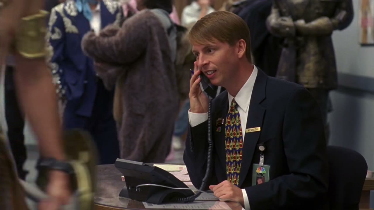 [Liz on phone] Ken, send me a car, okay?