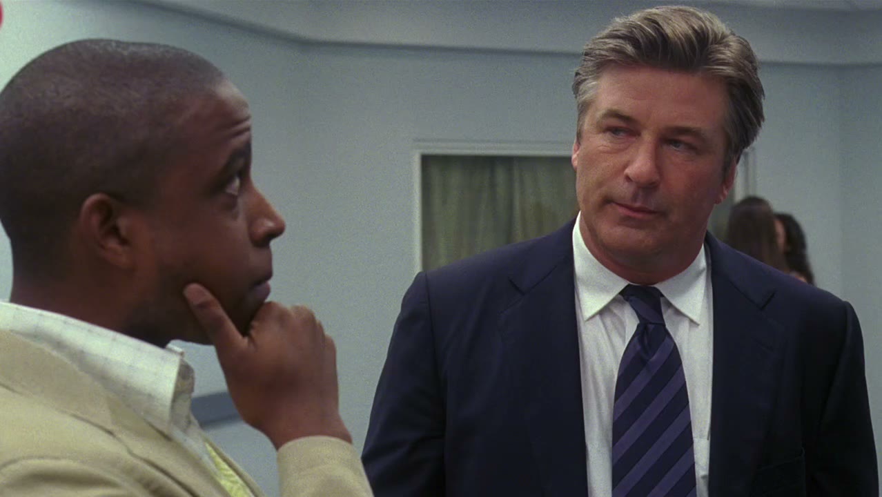 [Woman on P. A.] Jack Donaghy to the control room, please.