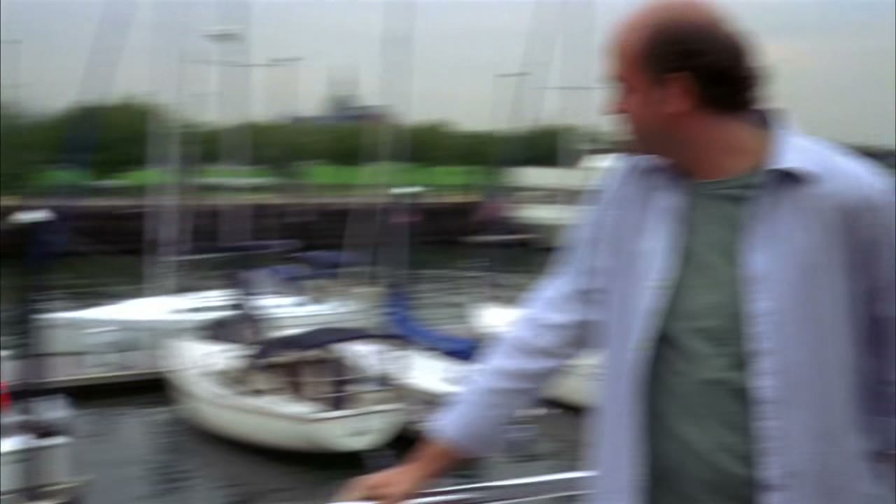 [Man on bullhorn] Sir, you need to disembark immediately.