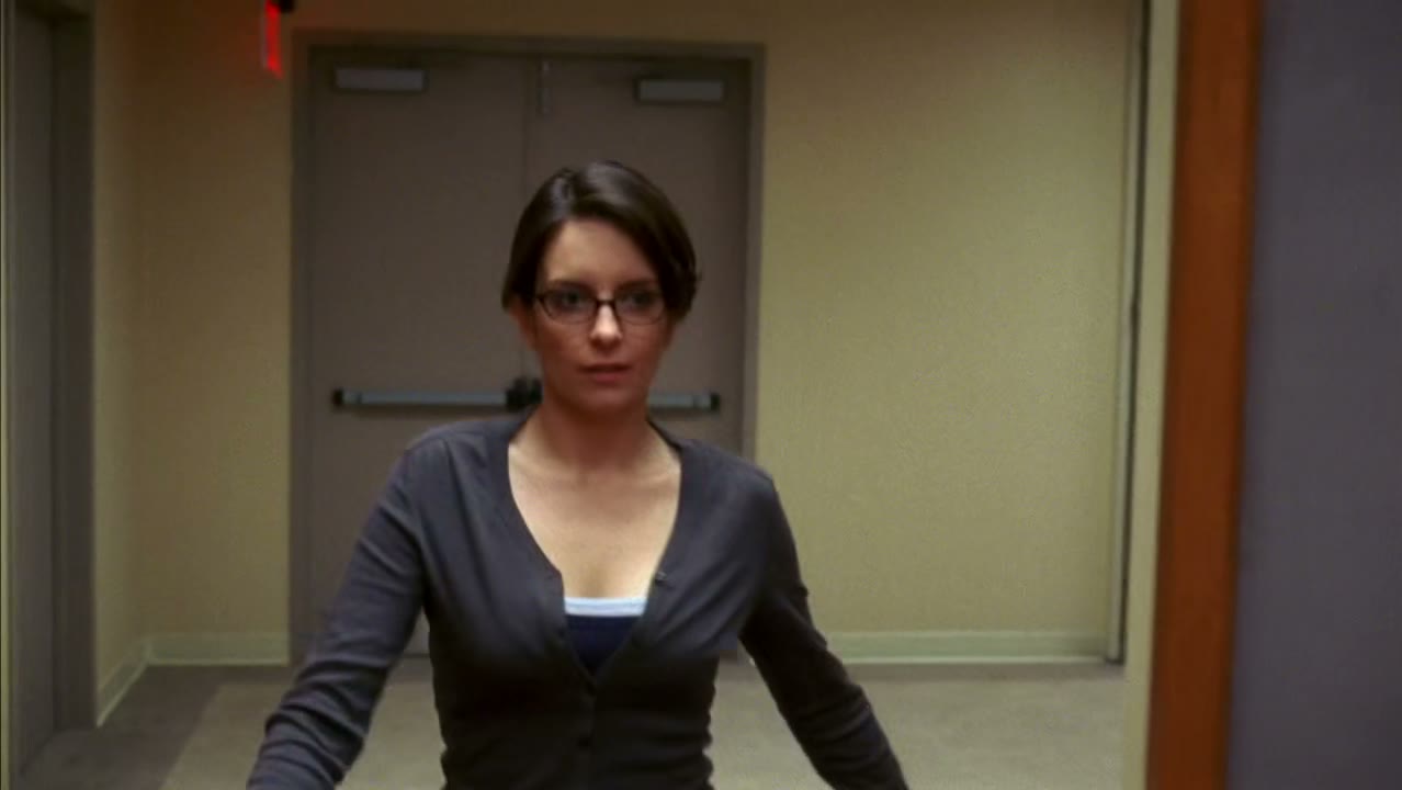 [Elevator dings]
