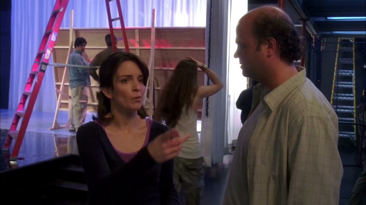 - I was following you. - No, I'm going to wardrobe.