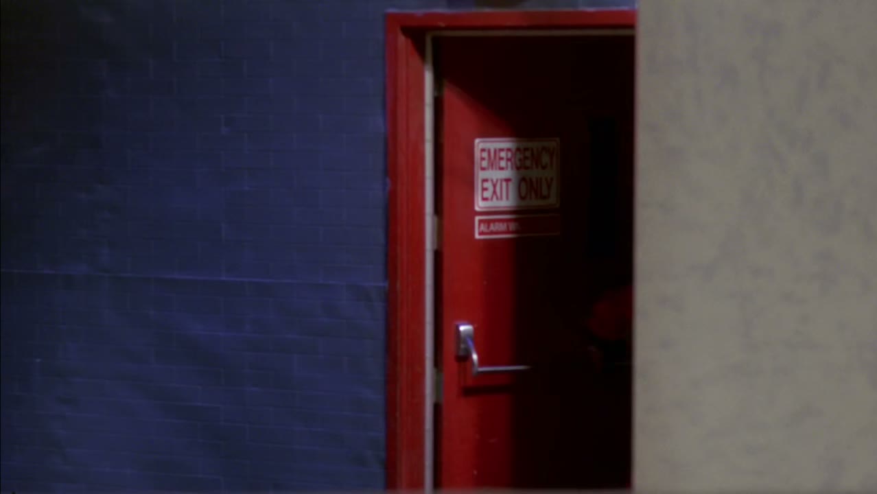 [Alarm sounds]