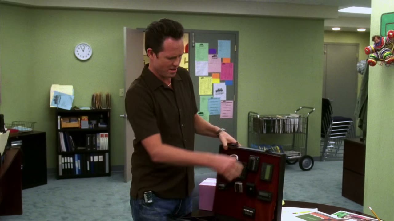 None of you are wearing beepers.