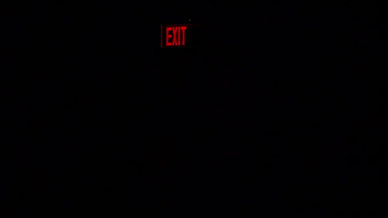 Oh, a blackout. That'll work.