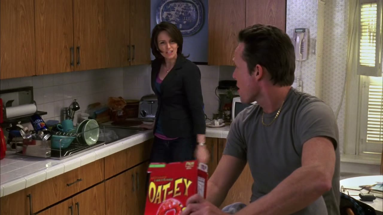 Did you shave in the kitchen?