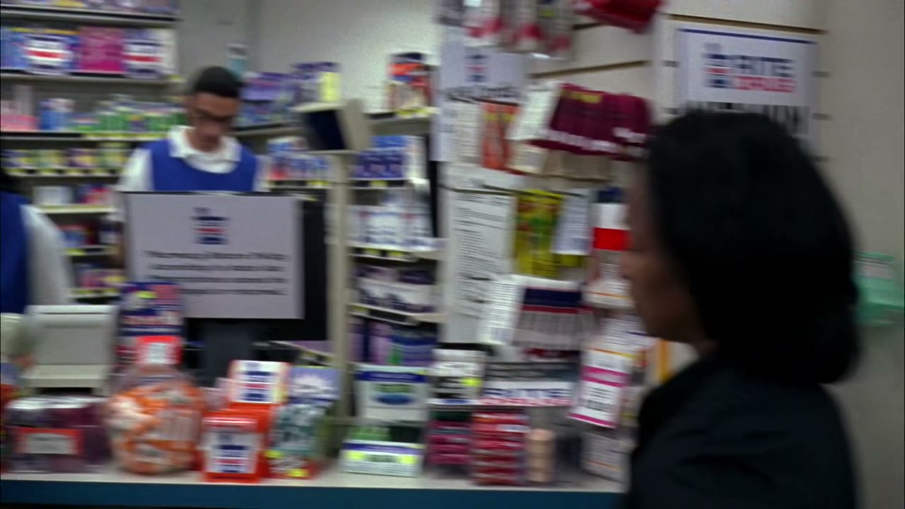 [Elevator music]