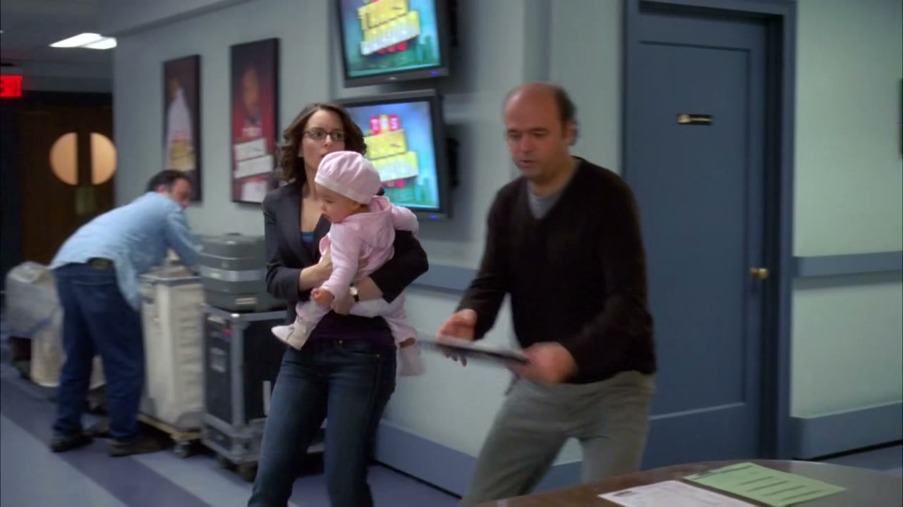 Give me the baby. I'll try to smooth things over.