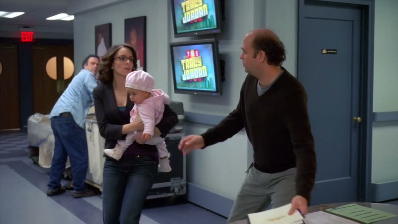 Give me the baby. I'll try to smooth things over.