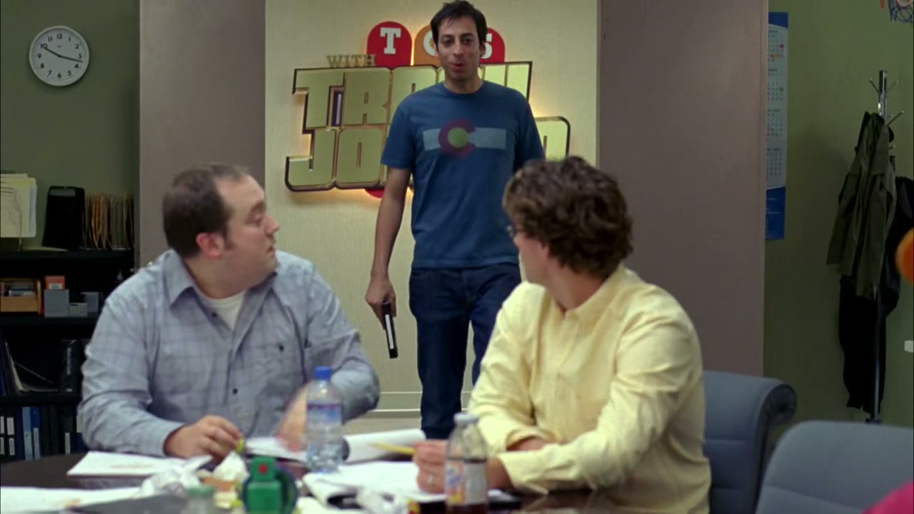 Hey, last night I broke into Liz's office.
