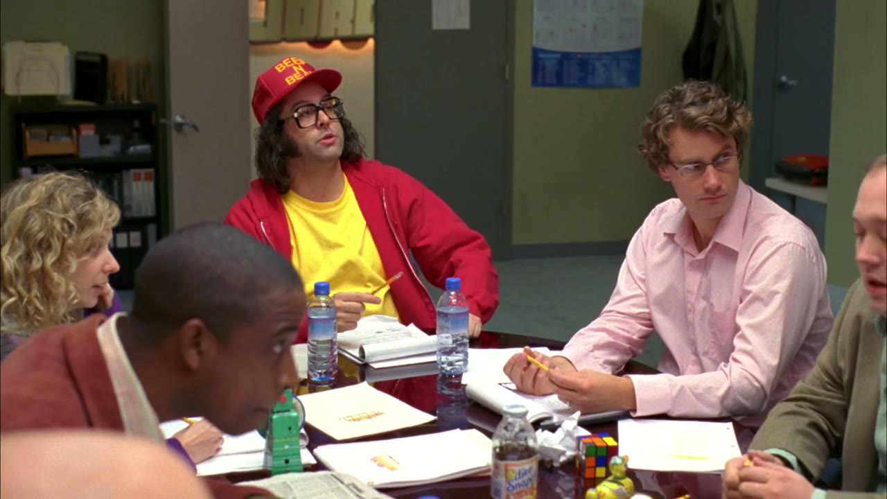 Oh, Josh broke into your office.