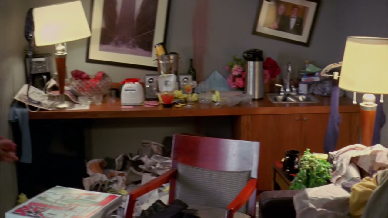 Good God, what does that man do in here?