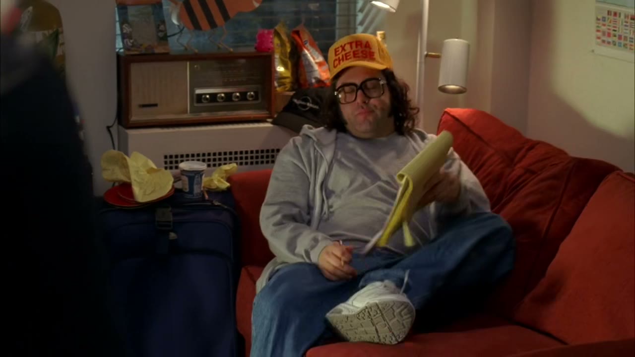 And your big weird glasses,