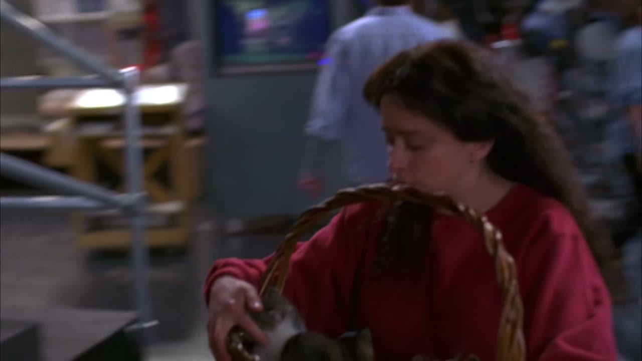 [Cats mewing] [Liz gasps]