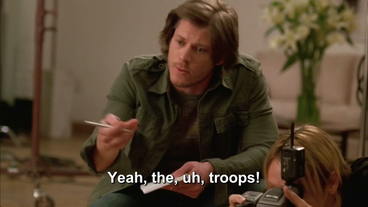 Yeah, the troops.