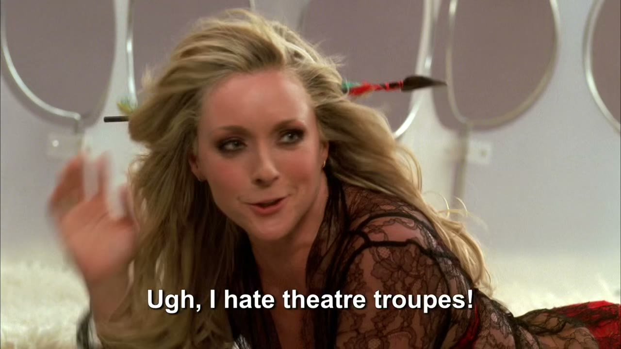 Oh, I hate theater troupes.