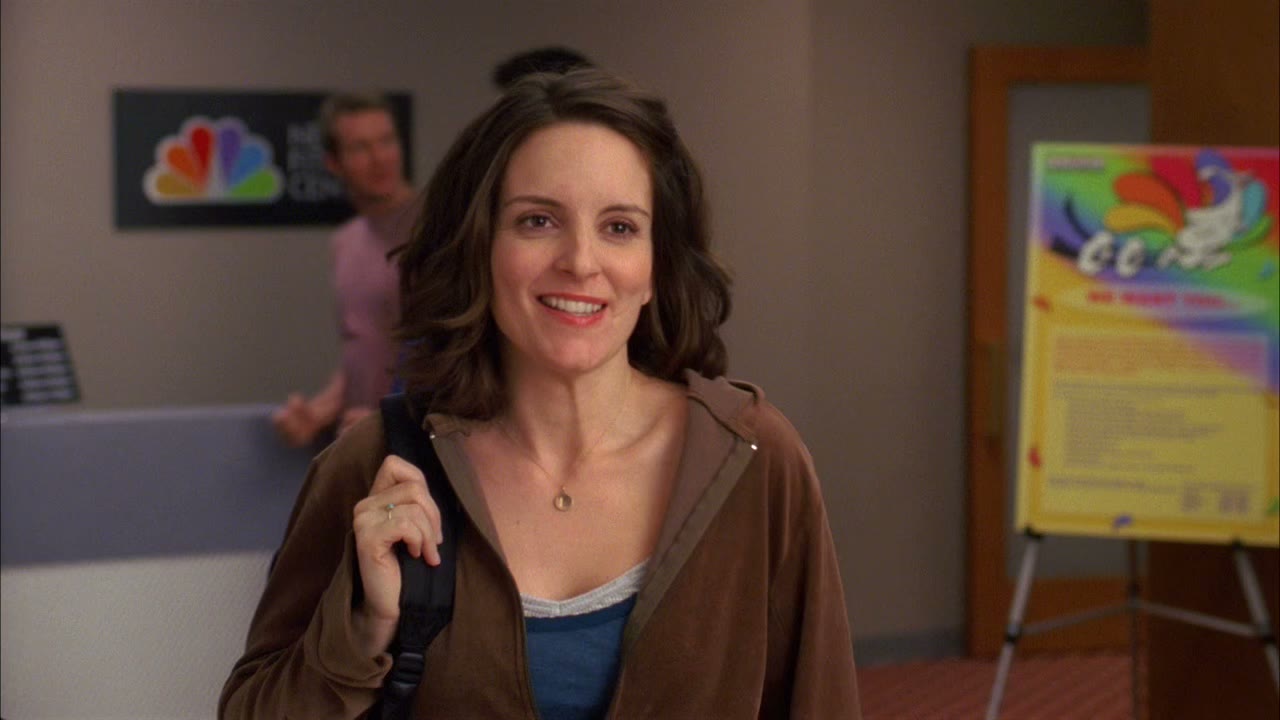 - Hey, Liz Lemon. - Hey... Workout Flower Guy.