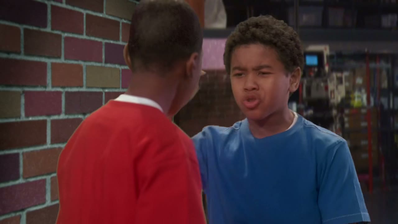 - Cut! - Hey, chump, you scuffed my sneakers!