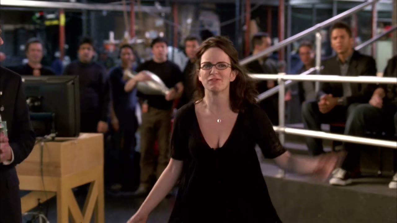 What are you doing? You can't fight in front of my audience!
