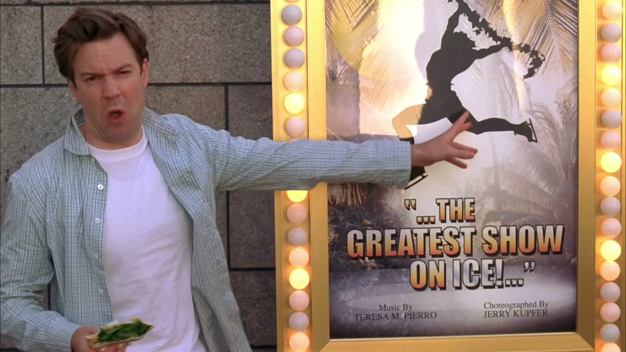 I mean, he was swinging on skates,