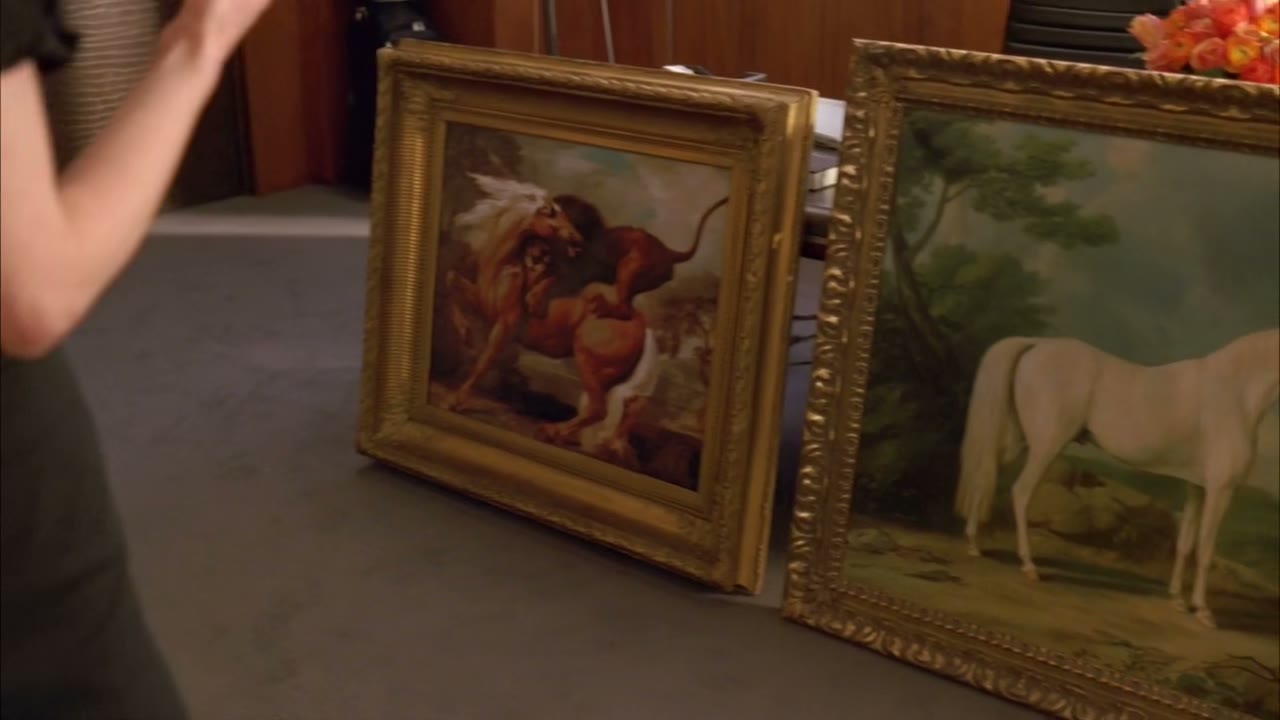 The overwhelming violence of the subject matter is in deliberate juxtaposition