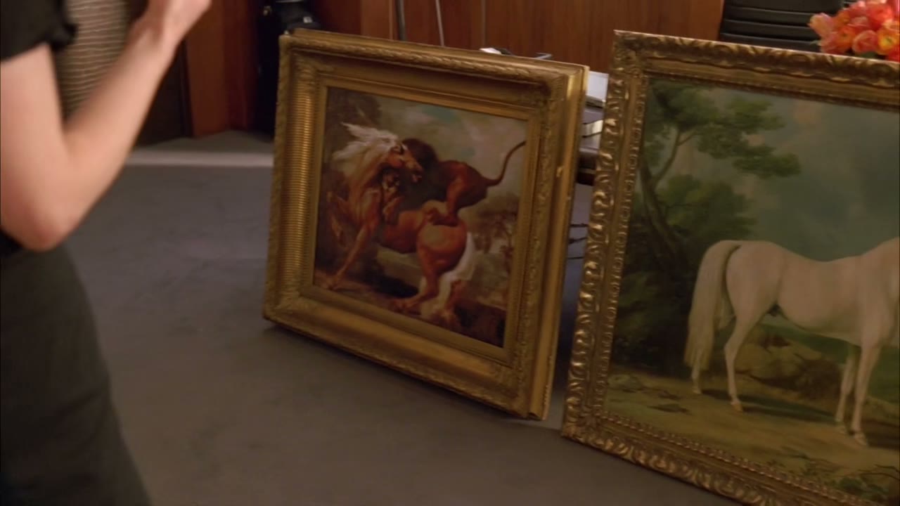 The overwhelming violence of the subject matter is in deliberate juxtaposition