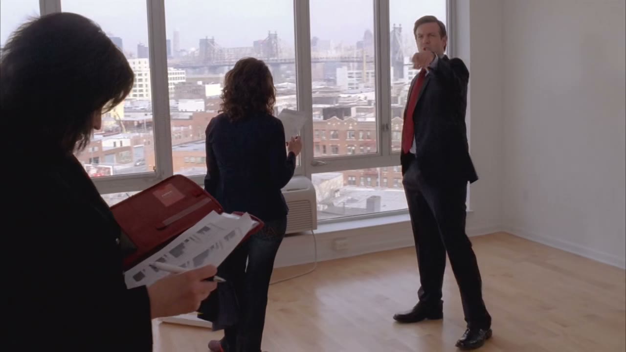 See, now, I could hang a huge TV right there.