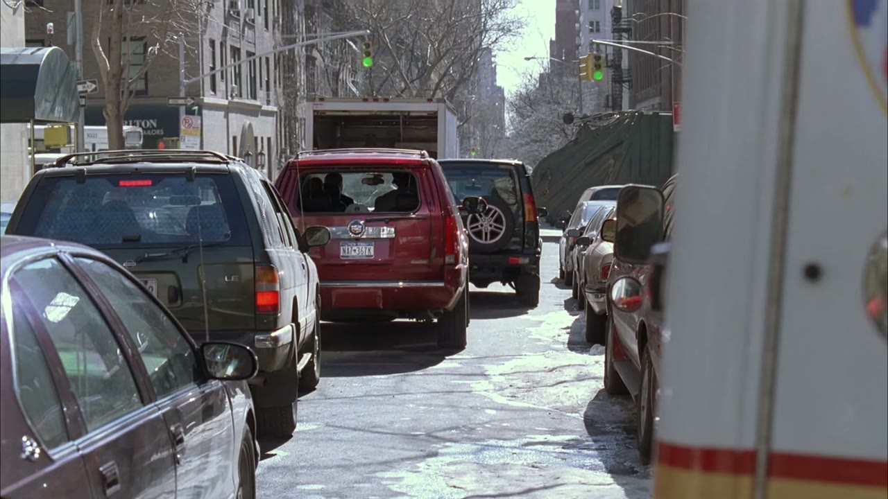 [Horns honking]