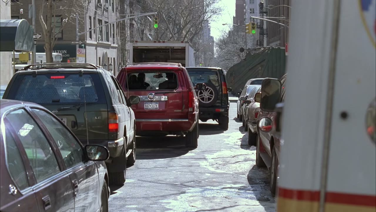 [Horns honking]