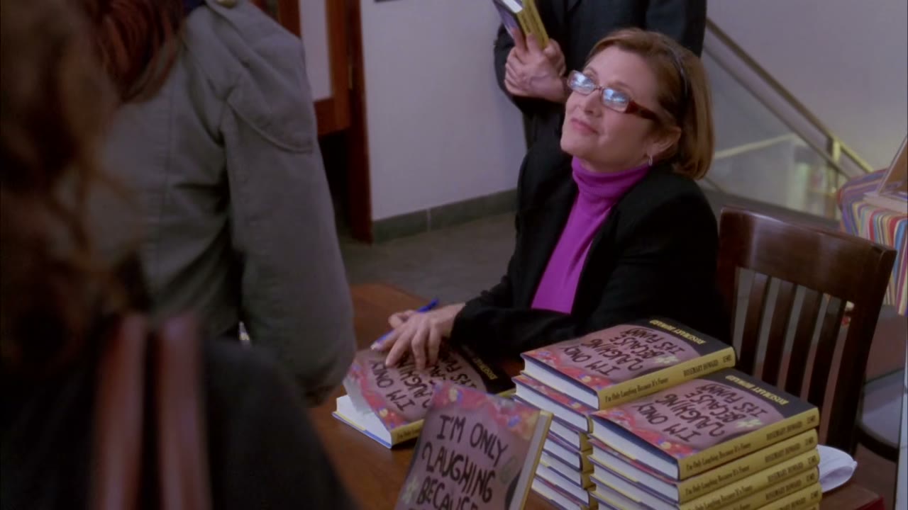She wrote all the political stuff