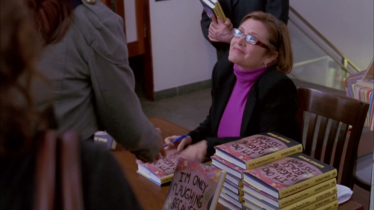 She wrote all the political stuff