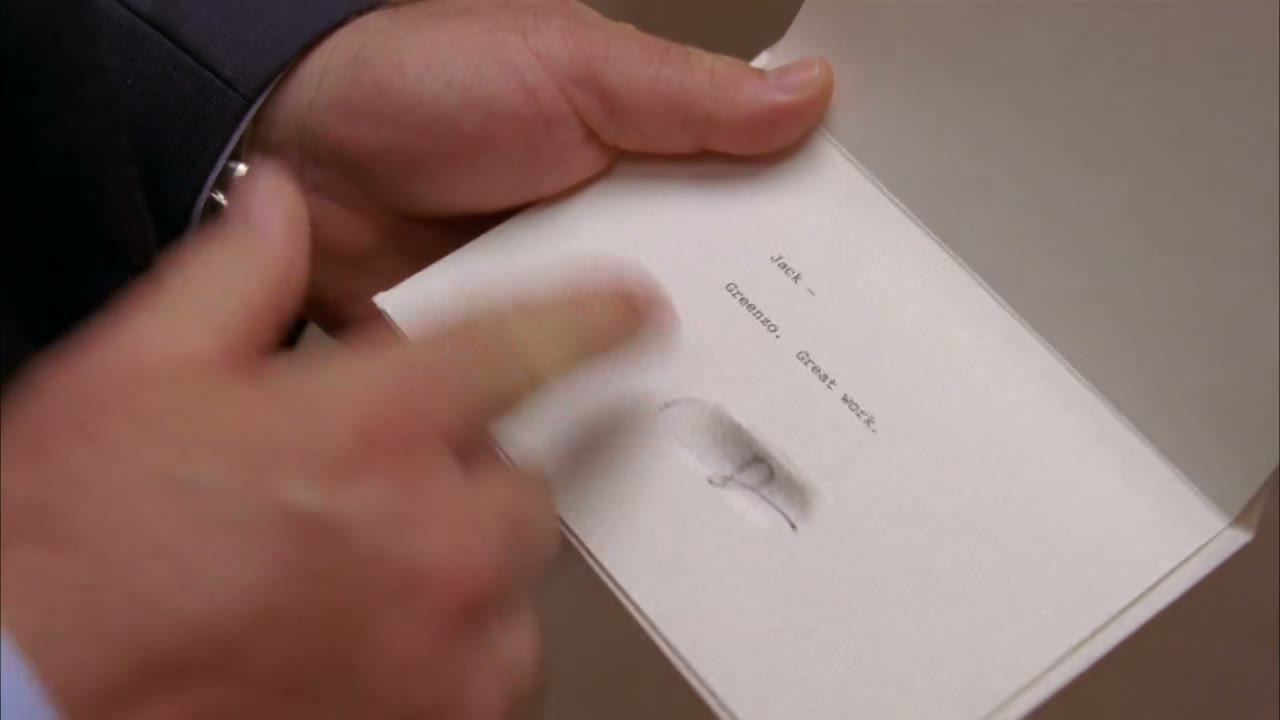 With a real signature!