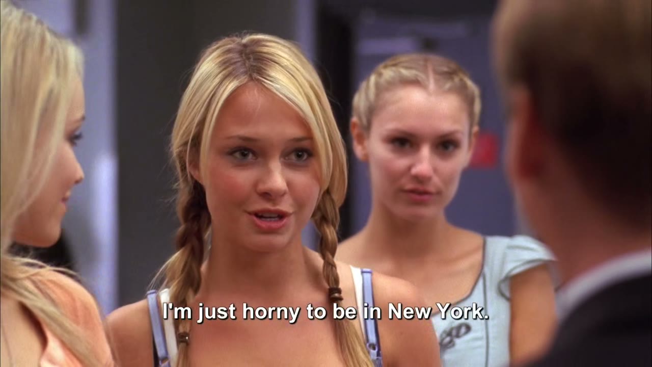 I'm just horny to be in New York.