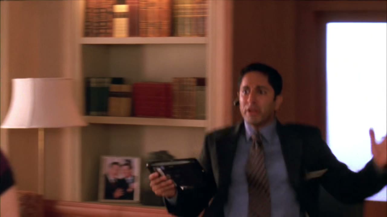 Aah! What is he doing?