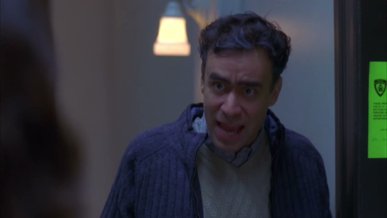I say, "because I don't want sickness before amazing race."