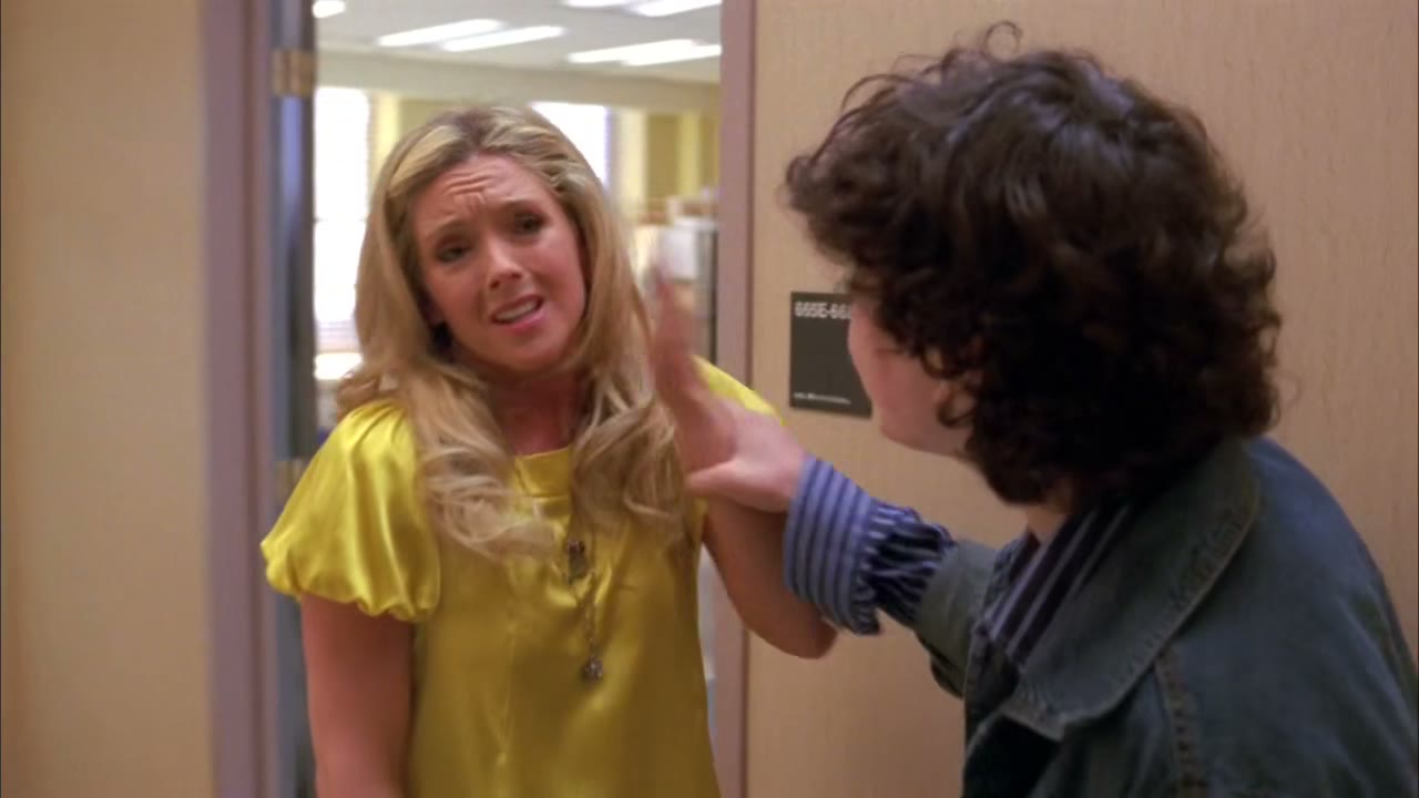 Stop hitting yourself, Jenna.