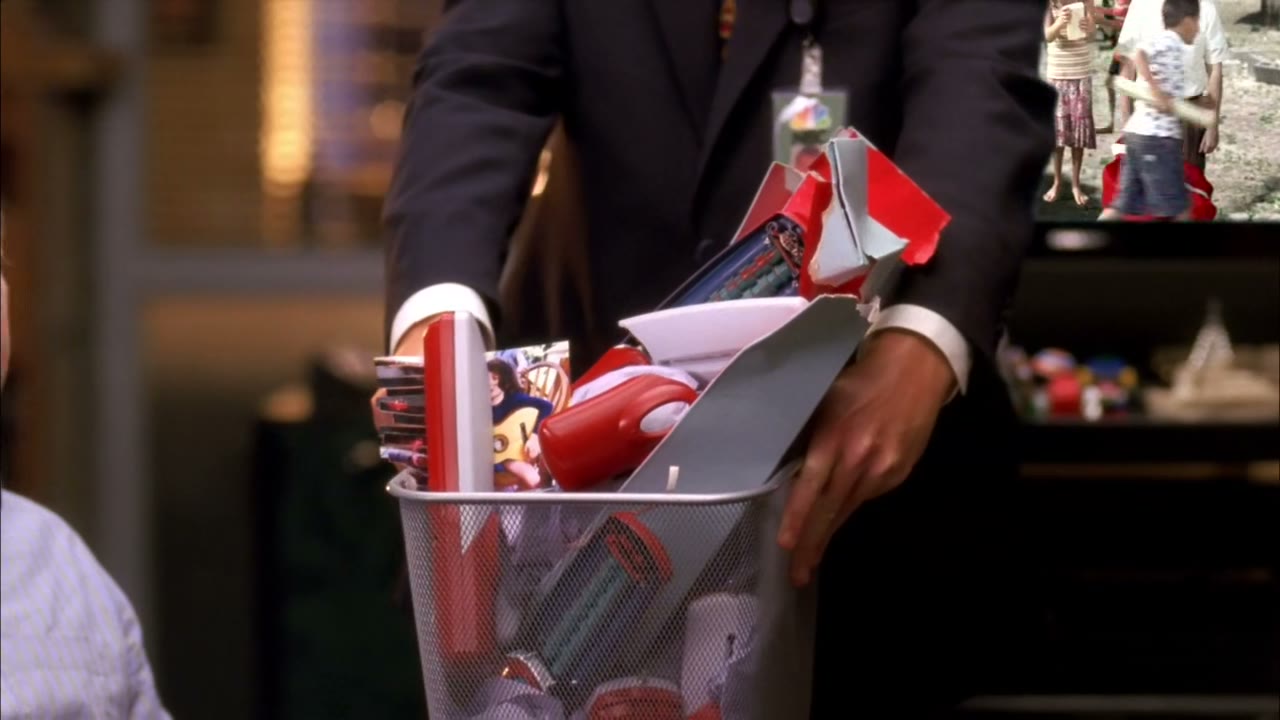 With your christmas presents.
