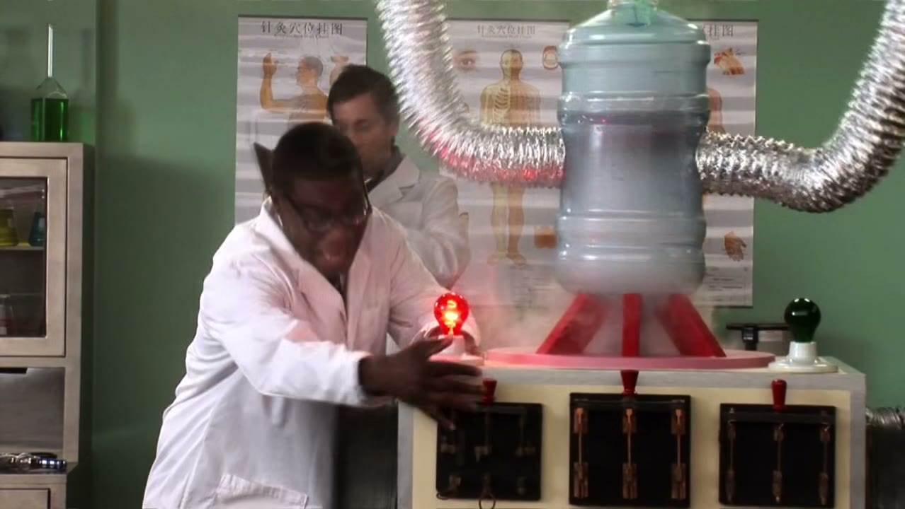 It's farting! IT'S FARTING! [Machine flatulence]