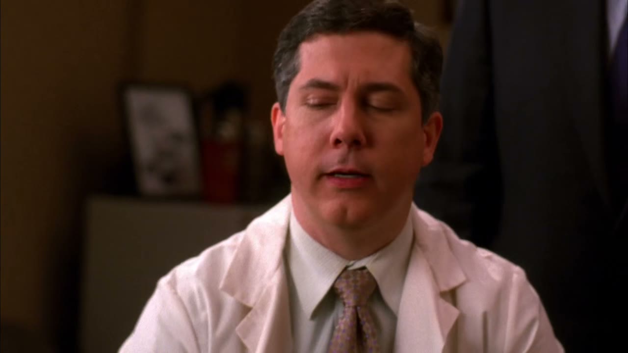 But he is, in fact, in a diabetic coma,