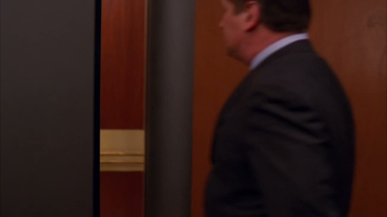 [Elevator bell dings]