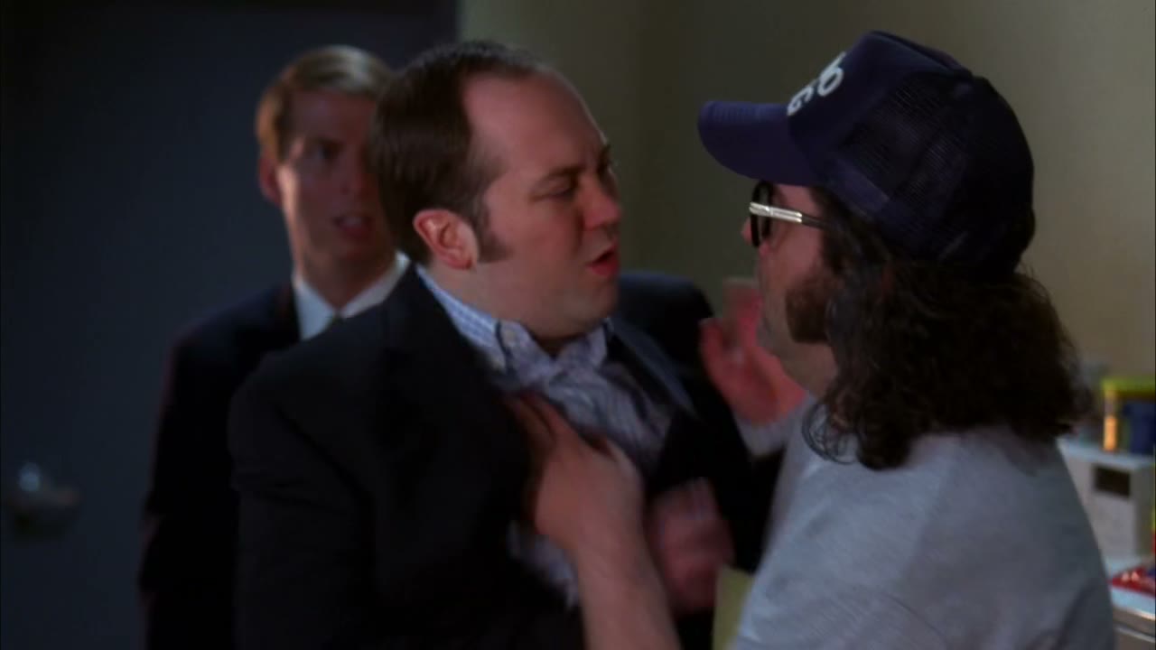 You with the sport coat, you're the girl. What are you doing?