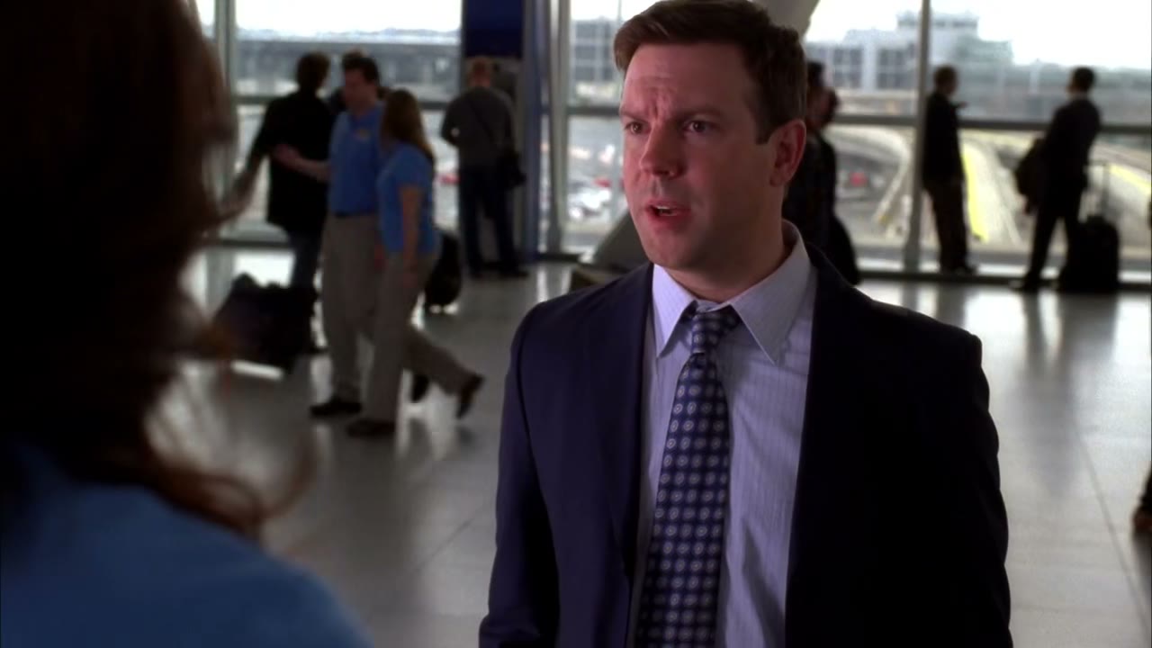 Oh, I would have checked my flight, but--