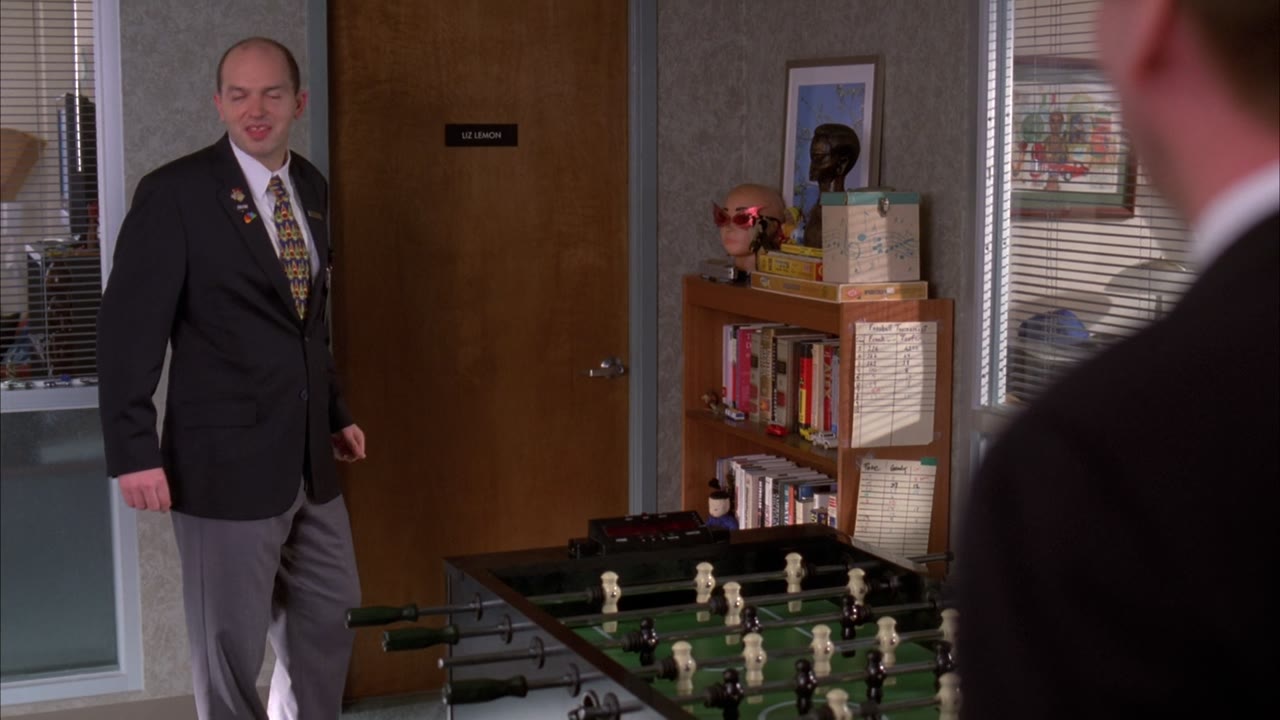 Thought you'd be coming out of that door.