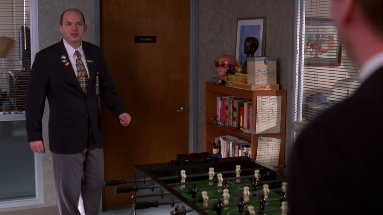 Thought you'd be coming out of that door.