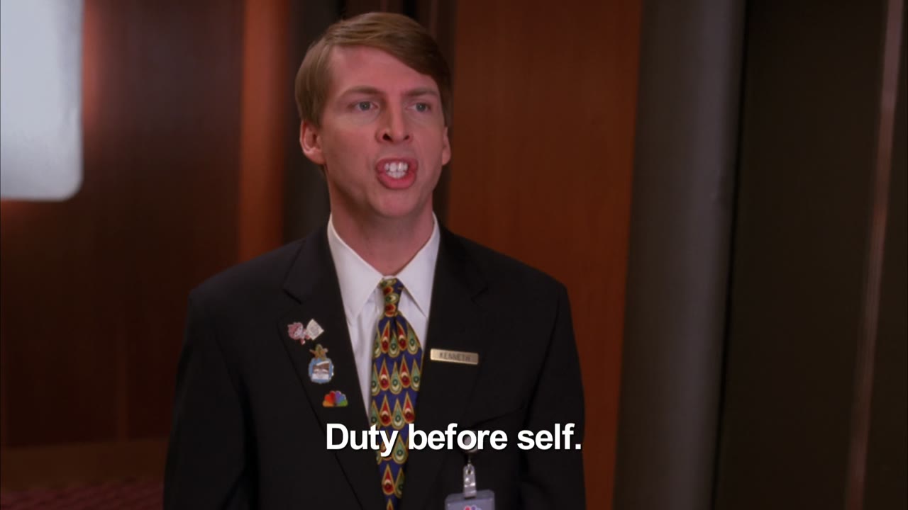 Duty before self.