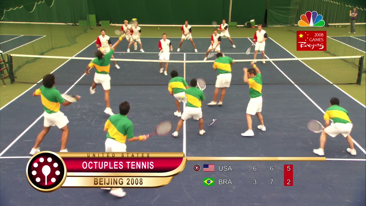 Or octuples tennis!