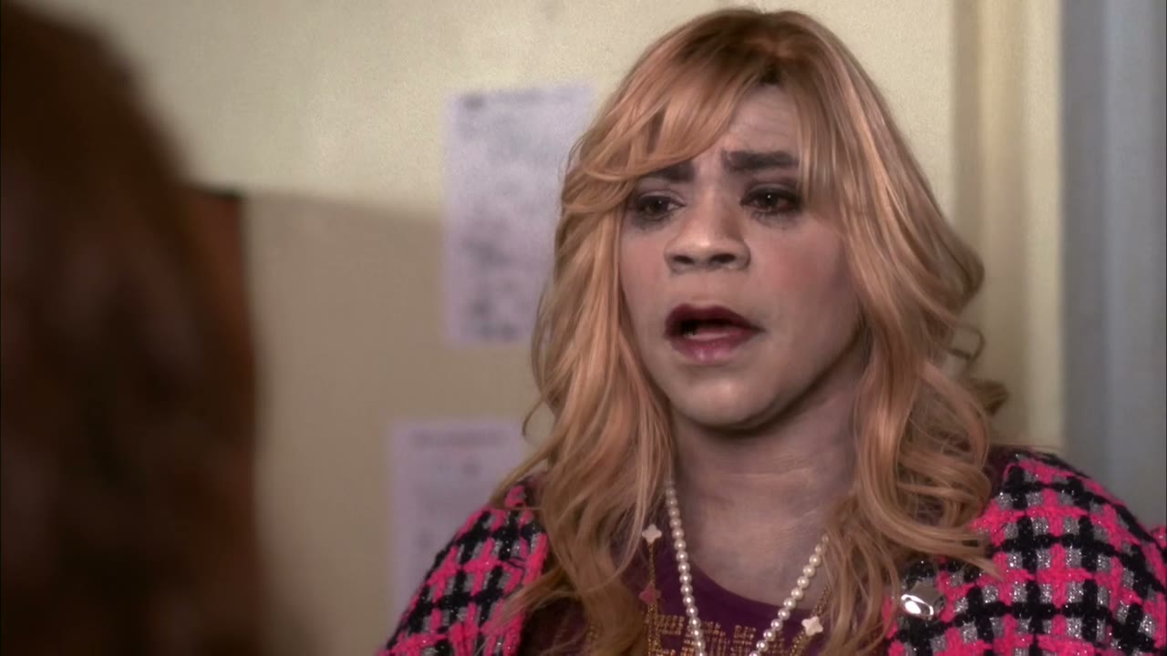 They ran out of white make-up 'cause I insisted