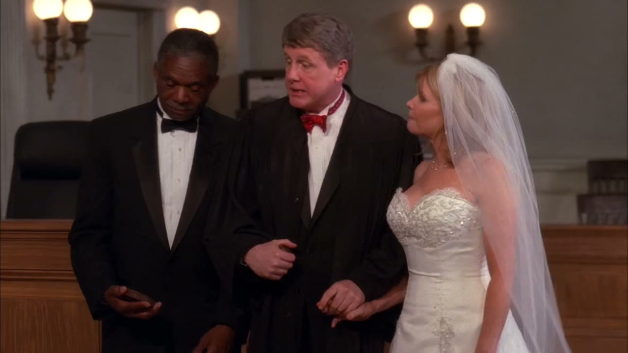 And as my first official act as a newly married judge,